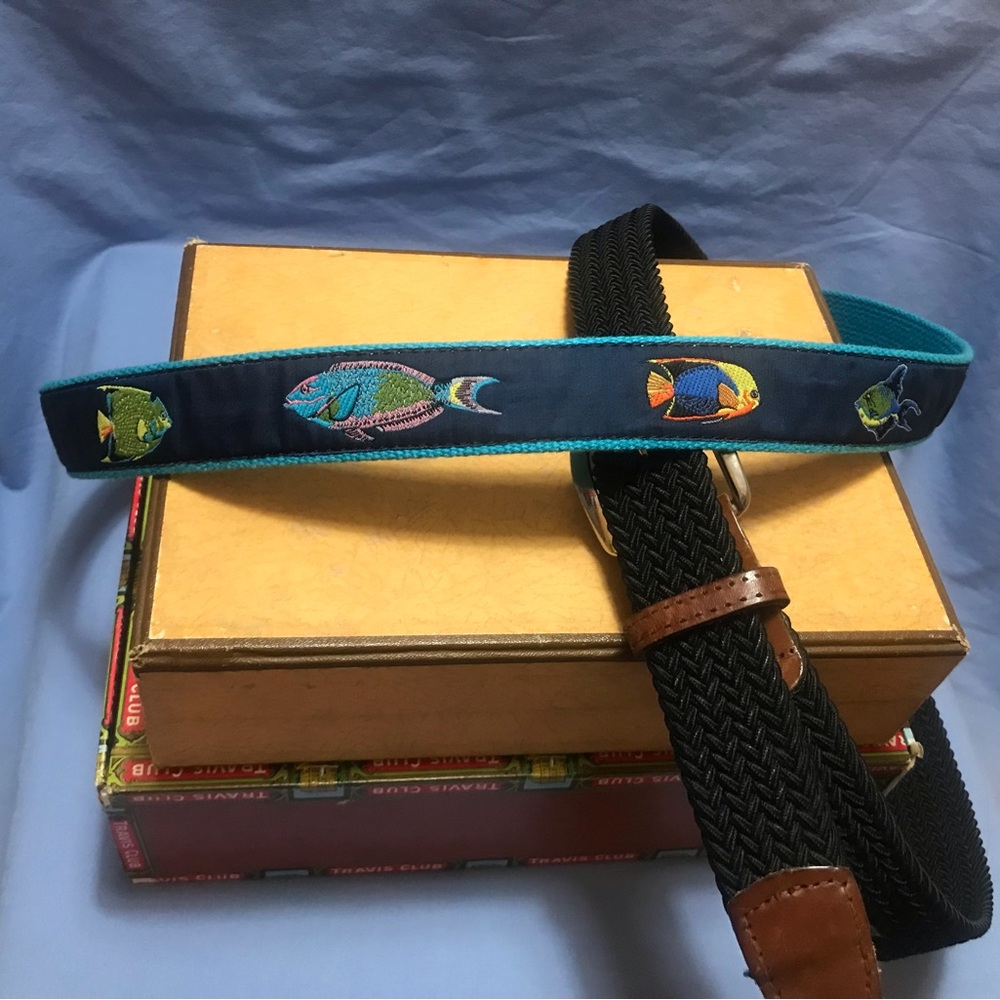 Tropical Fish 2 Nice Belts Fits 34” Waist